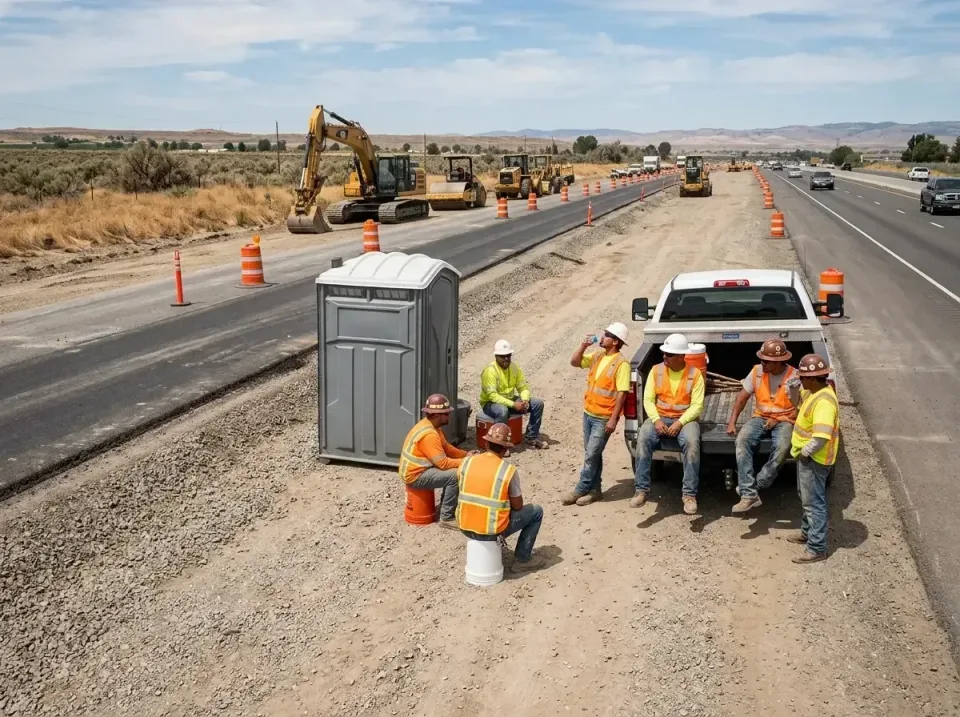 highway-road-construction-crew-007 — frequently asked questions, Porta Potty and Restroom Rentals in Harrisonville, MO